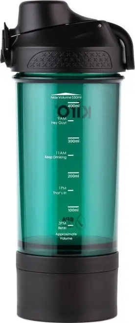 Shishe uji Kiro KI1109GR, 550 ml, Tritan pa BPA, e gjelbër