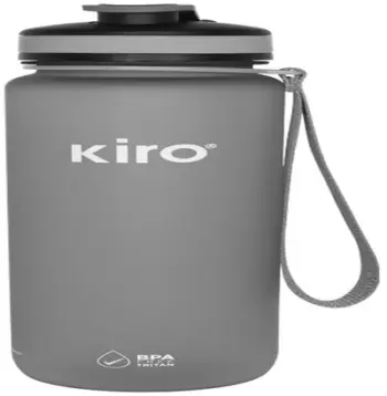 Shishe uji Kiro KI3032GR, 1000 ml, tritan, gri