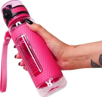 Shishe uji Kiro Pink KI5044PN, 450 ml, plastike tritan, rozë