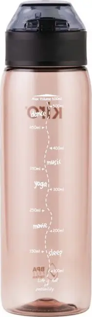 Shishe uji Kiro KI4104OG, 600 ml, me shkallë matëse, kafe e çelët