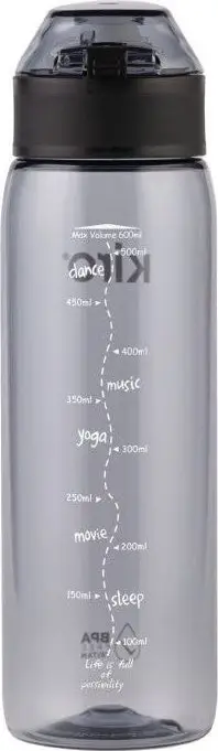 Shishe uji Kiro KI4104GY, 600ml, me shkallë matëse, gri