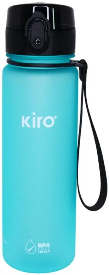 Shishe uji Kiro Matt Blue KI3026MBL, 500ml, plastike tritan, blu e çelët