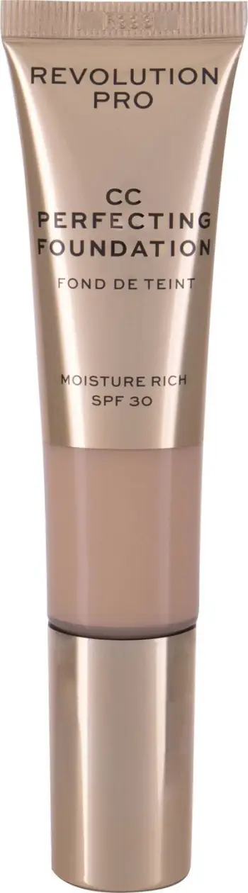 Fondatinë Makeup Revolution PRO CC Perfecting Foundation SPF30, 26ml, nuancë F2.5