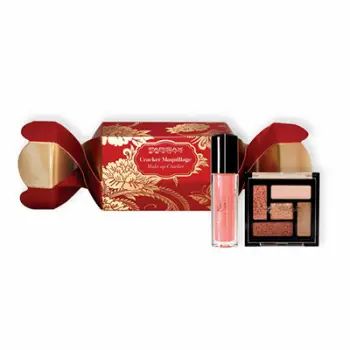 Set dhuratë Parisax Make Up Cracker, paletë hijesh për sy + shkëlqyes buzësh