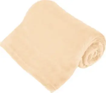 Batanije Teesa Fleece TEESA, 150x200 cm, coral fleece, ngjyrë krem