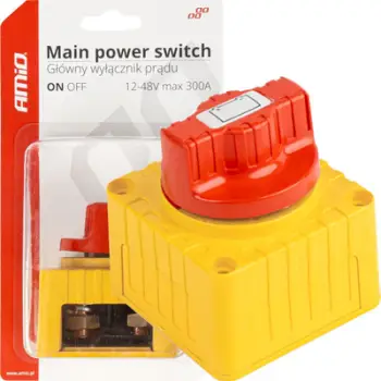 Çelës elektrik universal AMiO 03839, 12 48V, 300A, i zi