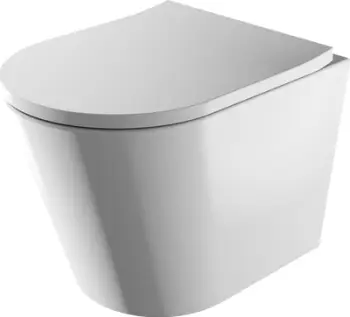 WC e varur Omnires Tampa, soft close, rimless, e bardhë