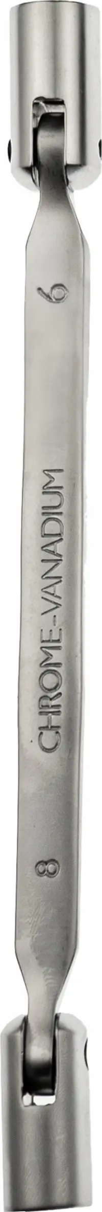 Çelës çorap JCB Double Ended, 8x9 mm, metalik