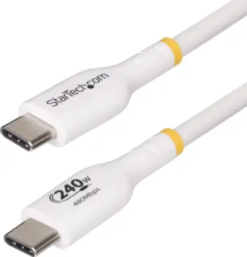 Kabllo karikimi USB C StarTech.com, 2m, 240W PD, e bardhë