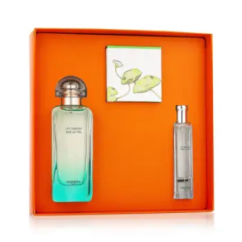 Set dhuratë për femra Hermès Un Jardin Sur Le Nil, EDT 100 ml + EDT 15 ml + sapun 50 g