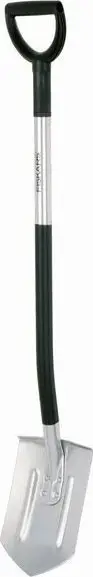 Lopatë kopshti Fiskars Sharp Spade Solid+ XL, teh i mprehtë, dorezë ergonomike