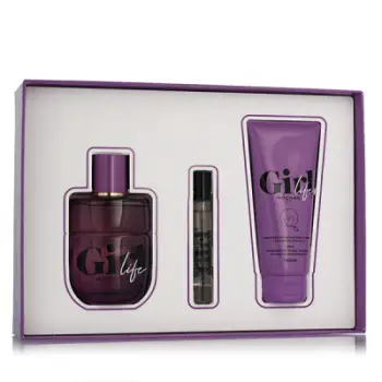 Set dhuratë për femra Rochas Girl Life Set, EDP 75 ml + EDP mini 7.5 ml + balsam për trup 100 ml