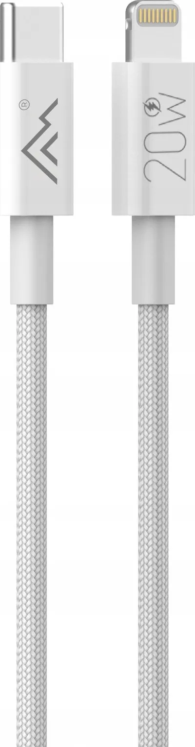 Kabllo karikues Montis MT126, USB C në Lightning, 1m, 20W, e bardhë - 2