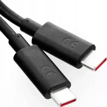 Kabllo karikues Motorola SC18D24968, USB C në USB C, 6.5A, 1m, i zi