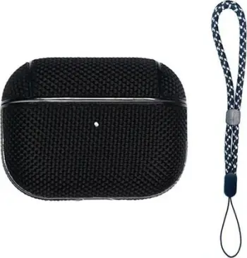Mbulesë Beline AirPods Shell Cover, për AirPods 3, me karabiner, e zezë