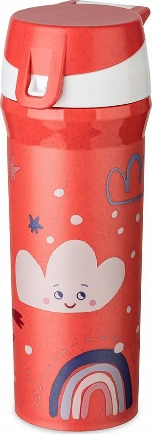 Shishe uji Koziol Drinking Bottle Dreams, 500ml, organik e kuqe
