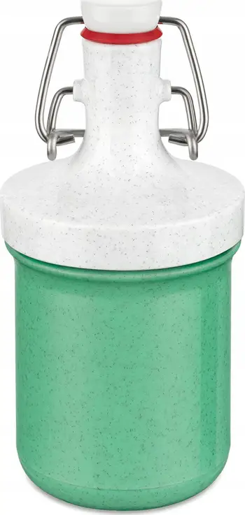 Shishe uji Koziol Plopp, 200 ml, plastike, me kapak kundër derdhjes