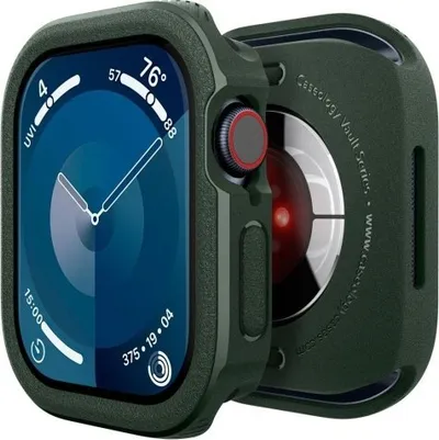 Mbulesë Caseology Vault për Apple Watch 10 46mm, TPU, Midnight Green - 1