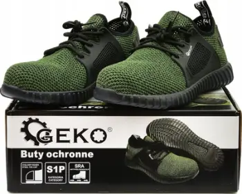 Këpucë mbrojtëse GEKO Model 10 S1P, EN ISO 20345, madhësia 44, gri