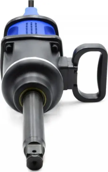 Çelës goditës pneumatik Geko, 4800Nm, hyrje ajri 45°, i zi