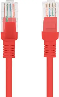Kabllo Lanberg Patchcord PCU5-10CC-0200-R, Cat5e, 2m, e kuqe