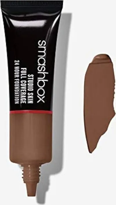 Fondatinë Smashbox Studio Skin High Cover, 4.4 Deep Cool Reddish, 30ml - 1