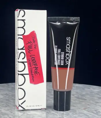 Fondatinë Smashbox Studio Skin High Cover, likuide, 30 ml, Very Deep Warm