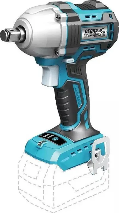 Çelës goditës Dedra Brushless, 450 Nm, 18V, pa kabllo - 1