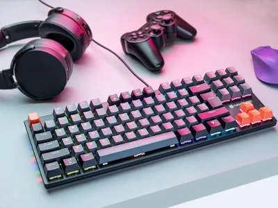 Tastierë mekanike Tracer Gamezone Strike 87, TKL, me kabllo, e zezë - 1