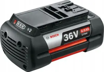 Bateri Bosch Genuine 36V Li ion, 4Ah, për vegla kopshti, blu jeshile