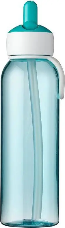Shishe uji Mepal Drinking Bottle Flip-up, 500 ml, me pipë dhe pipth, ngjyrë turquoise