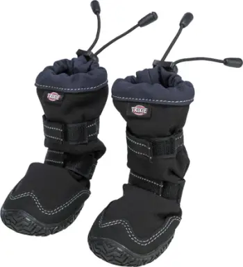 Këpucë mbrojtëse për qen Trixie Walker Active Long, XL, set 2 copë, të zeza