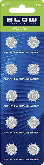 Bateri alkaline Blow AG3 LR41, 1.5V, paketim 200 copë - 1