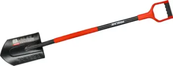 Lopatë Proline Sharp Spade Premium, bisht metalik 1200mm, dorezë ergonomike, gri