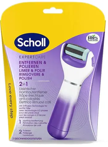 pajisje elektronike për kujdesin e këmbëve Scholl Velvet Smooth 2 në 1