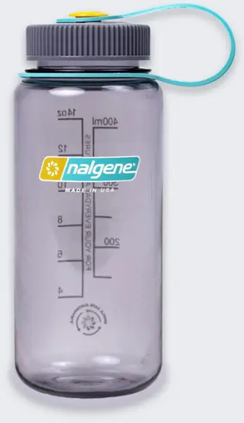 Shishe uji Nalgene Sustain, 16 oz, gojë e gjerë, aubergine
