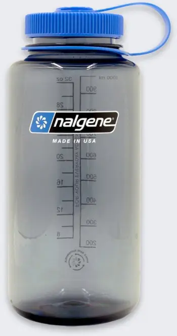 Shishe uji Nalgene Sustain Wide Mouth 32oz, 0.95L, pa BPA, transparente