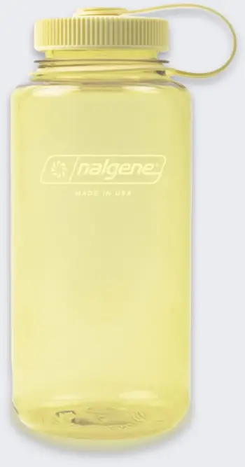 Shishe uji Nalgene Wide Mouth Sustain, 32oz, plastikë BPA free, ngjyrë Butter