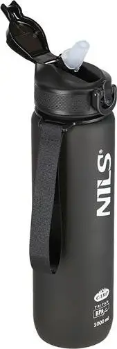 Shishe uji Nils Camp NCD68, Tritan, 700ml, e zezë