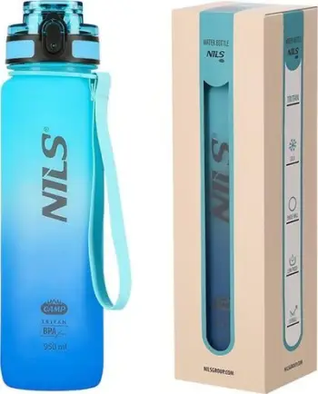 Shishe uji për fëmijë NILS CAMP NCD04, 950 ml, tritan, me infuzer frutash