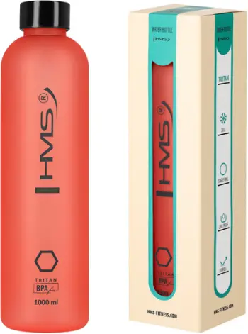 Shishe uji NILS Camp NCD61, Tritan, 1000 ml, e kuqe