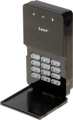 Tastierë zone alarmi Satel INT SF B, LED, e zezë