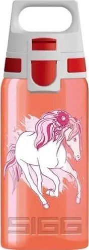 Shishe uji për fëmijë SIGG Viva One Horse Club, 500ml, pa BPA, transparente me kuaj