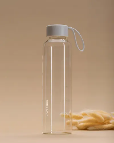 Shishe uji qelqi Wessper B1 Borosilicate, 0.5L, pa BPA, e tejdukshme - 2