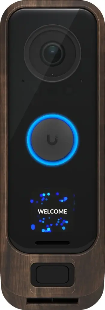 Mbulesë kamerë dere Ubiquiti G4 Doorbell Pro Cover Wood, polikarbonat, stil dru, njësi