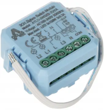 Çelës i mençur ATLO SW3ZB TUYA, Zigbee, 3 kanale, i bardhë
