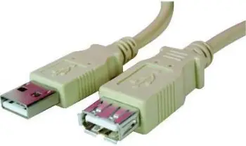 Kabllo Logo USB-A - USB-A, 3 m, e bardhë