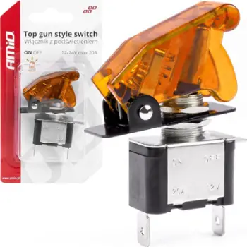 Çelës i ndriçuar AMiO Top Gun, 12V 24V, 20A, portokalli