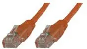 Kabllo MicroConnect RJ-45/RJ-45, 0.5m, portokalli - 1