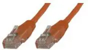 Kabllo MicroConnect RJ-45/RJ-45, 0.5m, portokalli